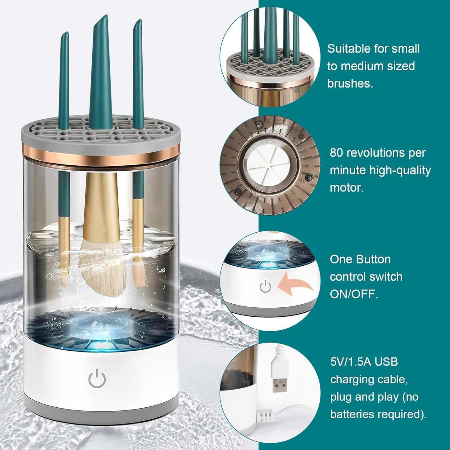 Spinova Elite – Premium Electric Brush Cleaner