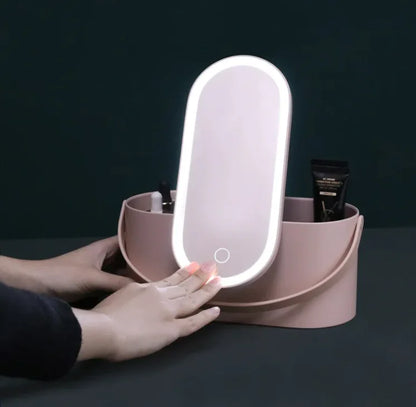 Portable LED Makeup Organizer